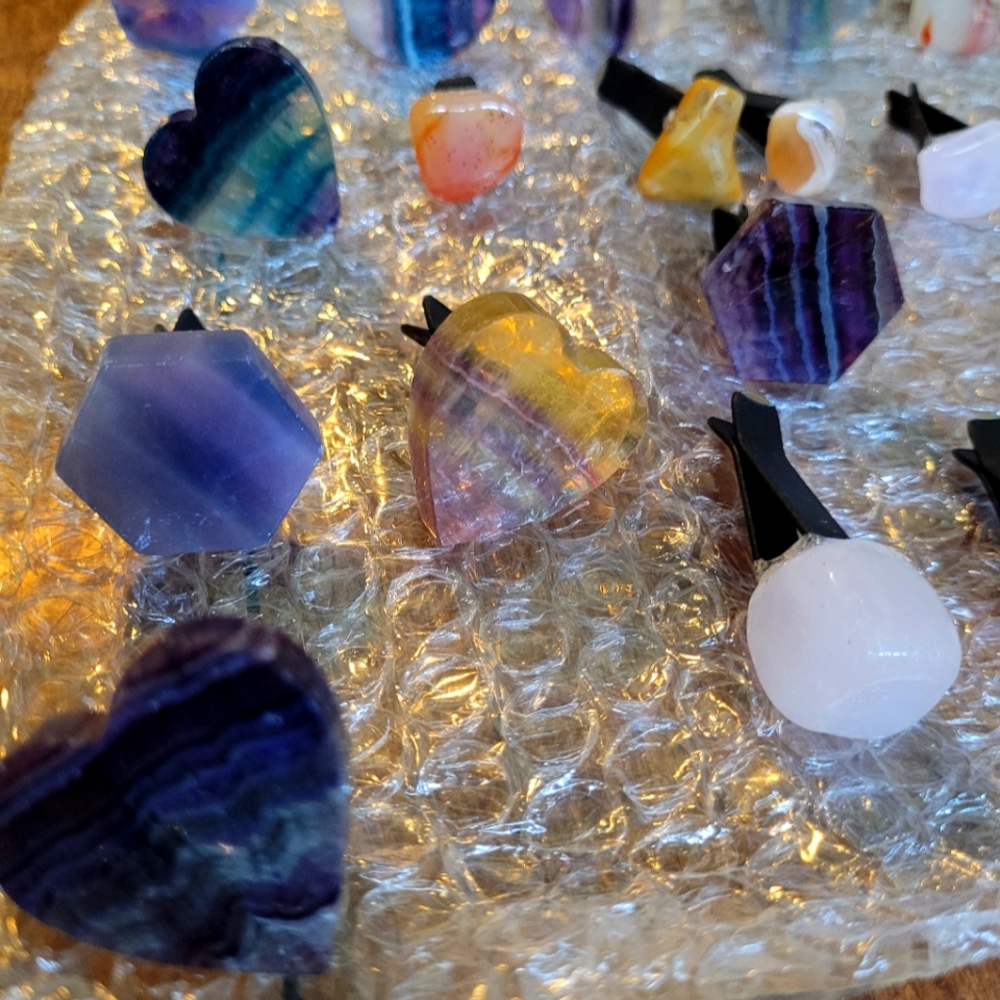 Crystal car vent clips